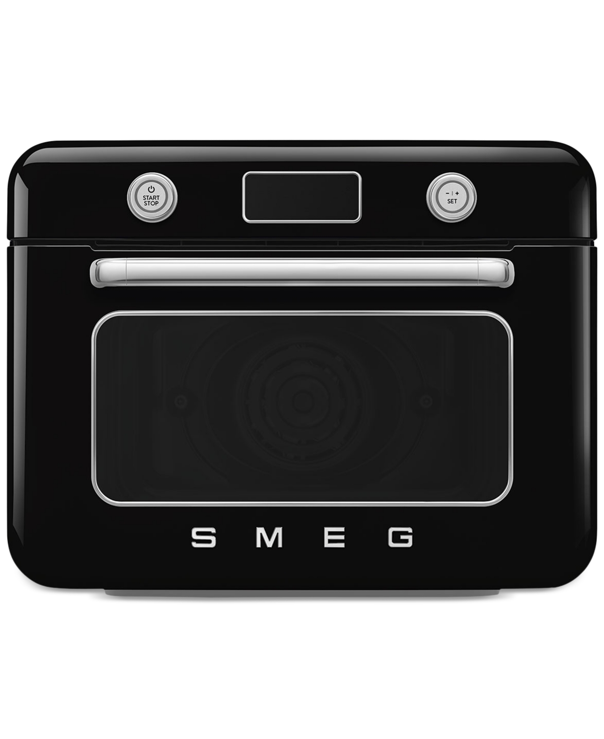 Smeg Retro Combi 10-function Countertop Steam Oven In Black