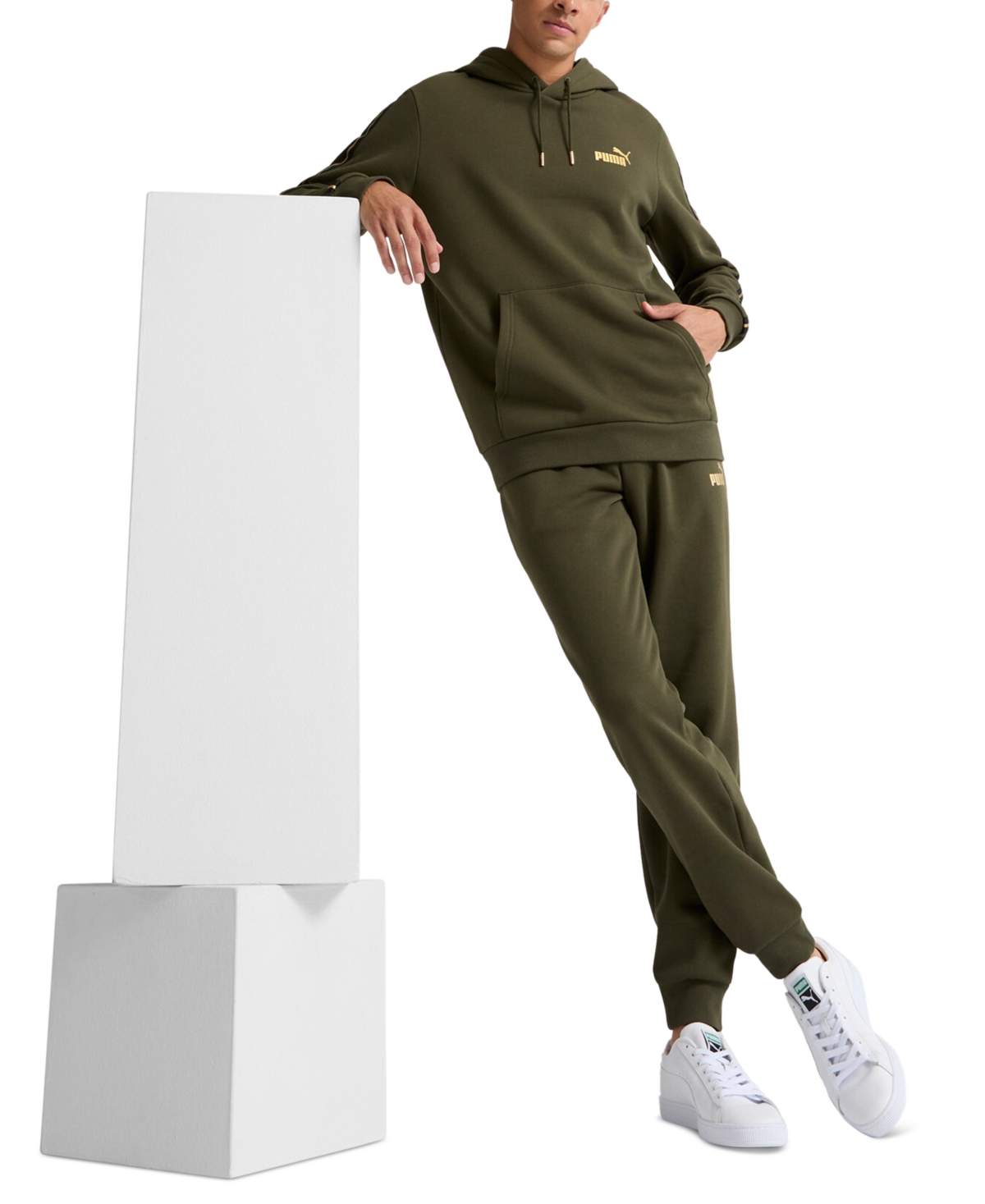 Puma Men's Minimal Logo Graphic Hoodie
