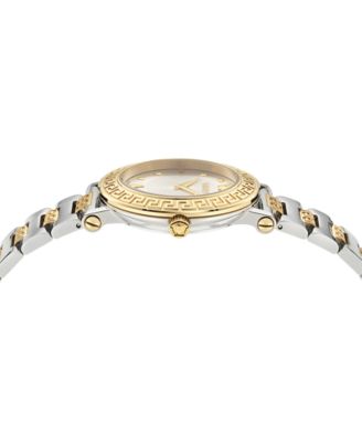 Women's Swiss Greca Sphere Two-Tone Stainless Steel Bracelet Watch 35mm