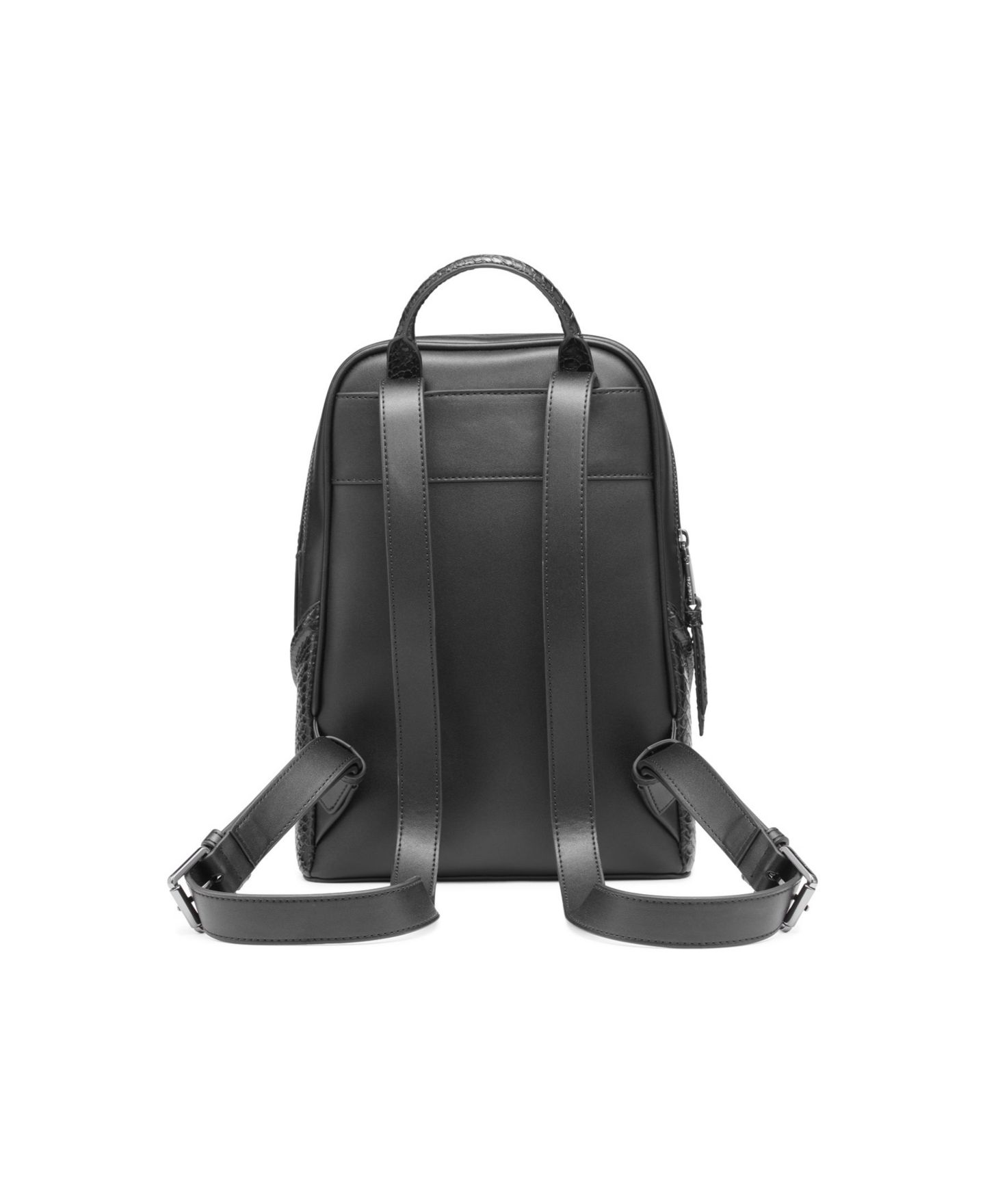 Рюкзак Calvin Klein Iver Mixed Material Zip-Around, цвет: Чёрный / Графитовый — фото 2