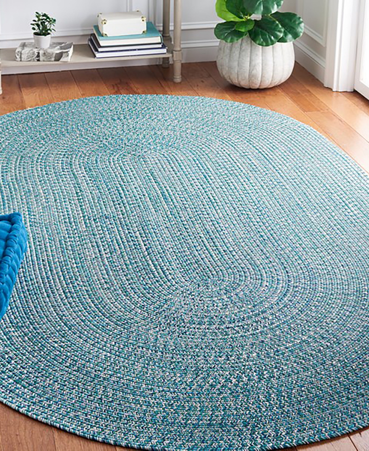 Safavieh Braided BRA201K 9'x12' Oval Area Rug -Green