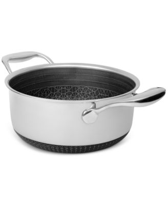 DiamondClad 3-Qt. Hybrid Nonstick Stainless Steel Pot and Lid