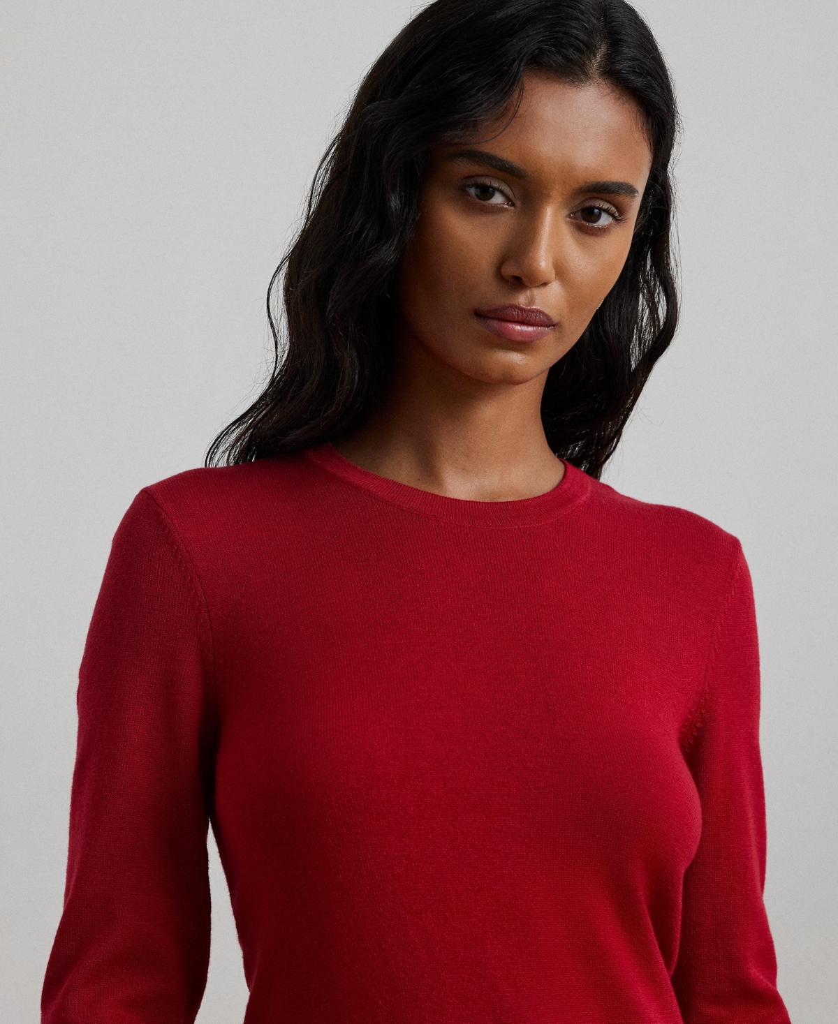 Lauren Ralph Lauren Women's Slim-Fit Crewneck Sweater