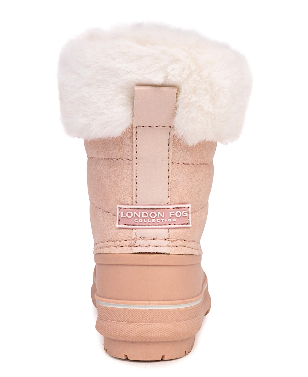 London Fog Toddler Girls Lil Downing Court Cold Weather Boot In Blush