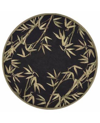 Kas - Sparta Bamboo Border 5'6" Round Area Rug