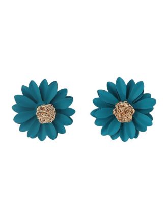 Women's Sunflower Stud Earrings