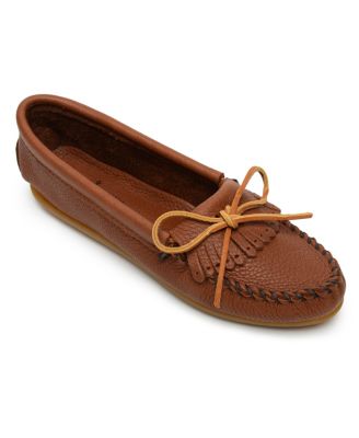 Women's Deerskin Kilty Moccasins