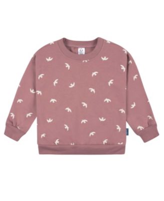 Toddler Girls Birds Sweatshirt & Active Pant Set, 2-Piece