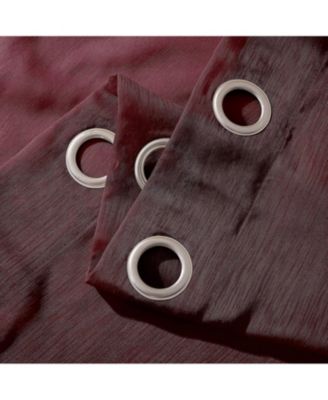 Melrose Semi Sheer Window Panel Set, 110" W x 84" L