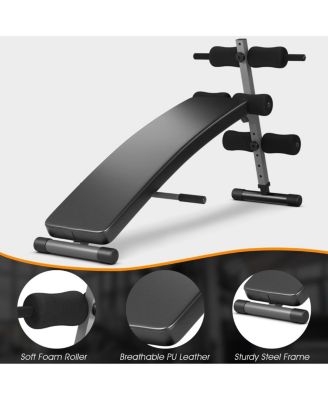 Adjustable Arc-Shaped Decline Sit up Bench