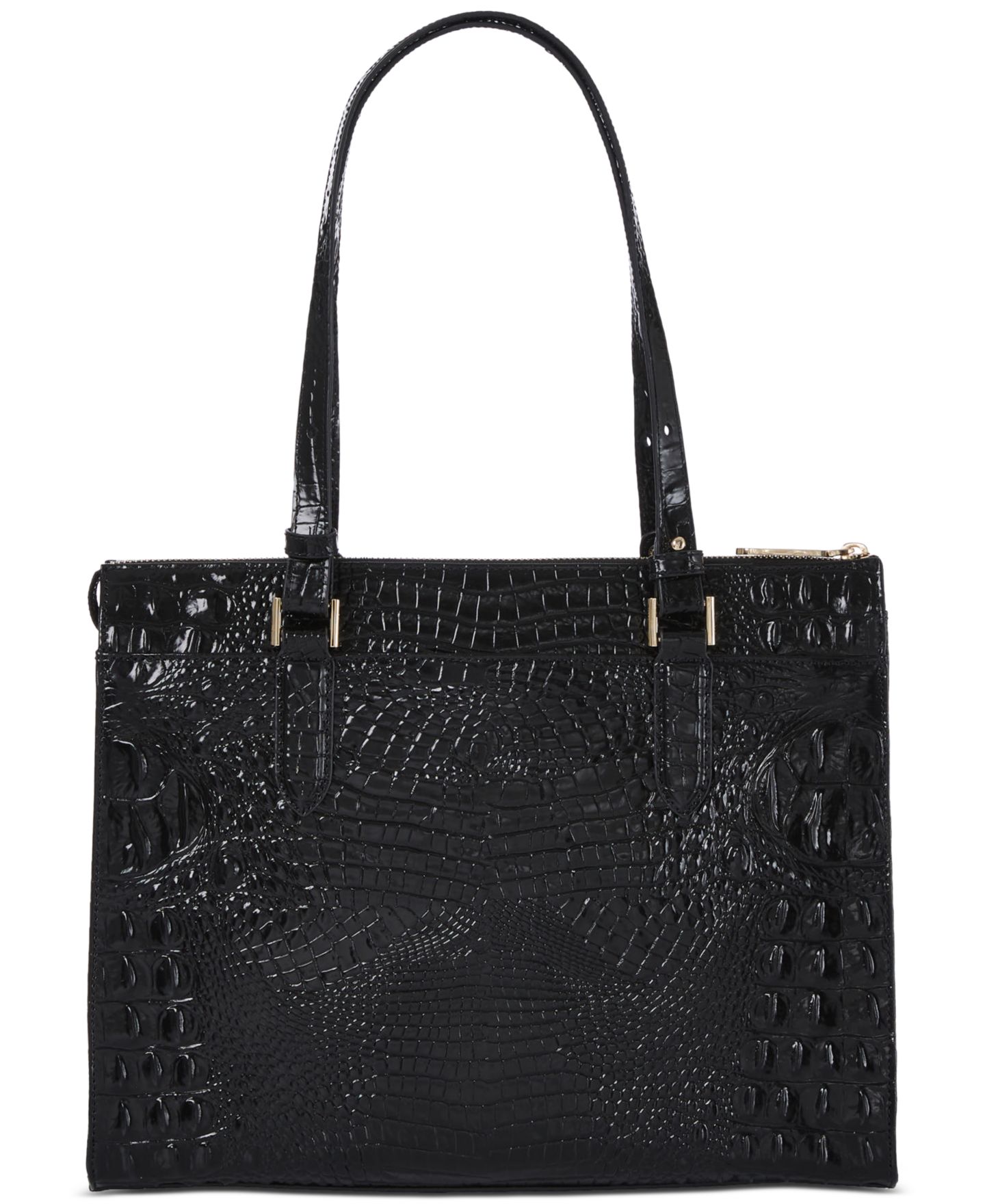 Женская сумка Brahmin Anywhere Melbourne Embossed Medium Leather, цвет: Чёрный — фото 3