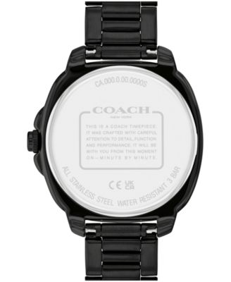 Women's Kitt Ionic Plated Black Stainless Steel Bracelet Watch 38mm