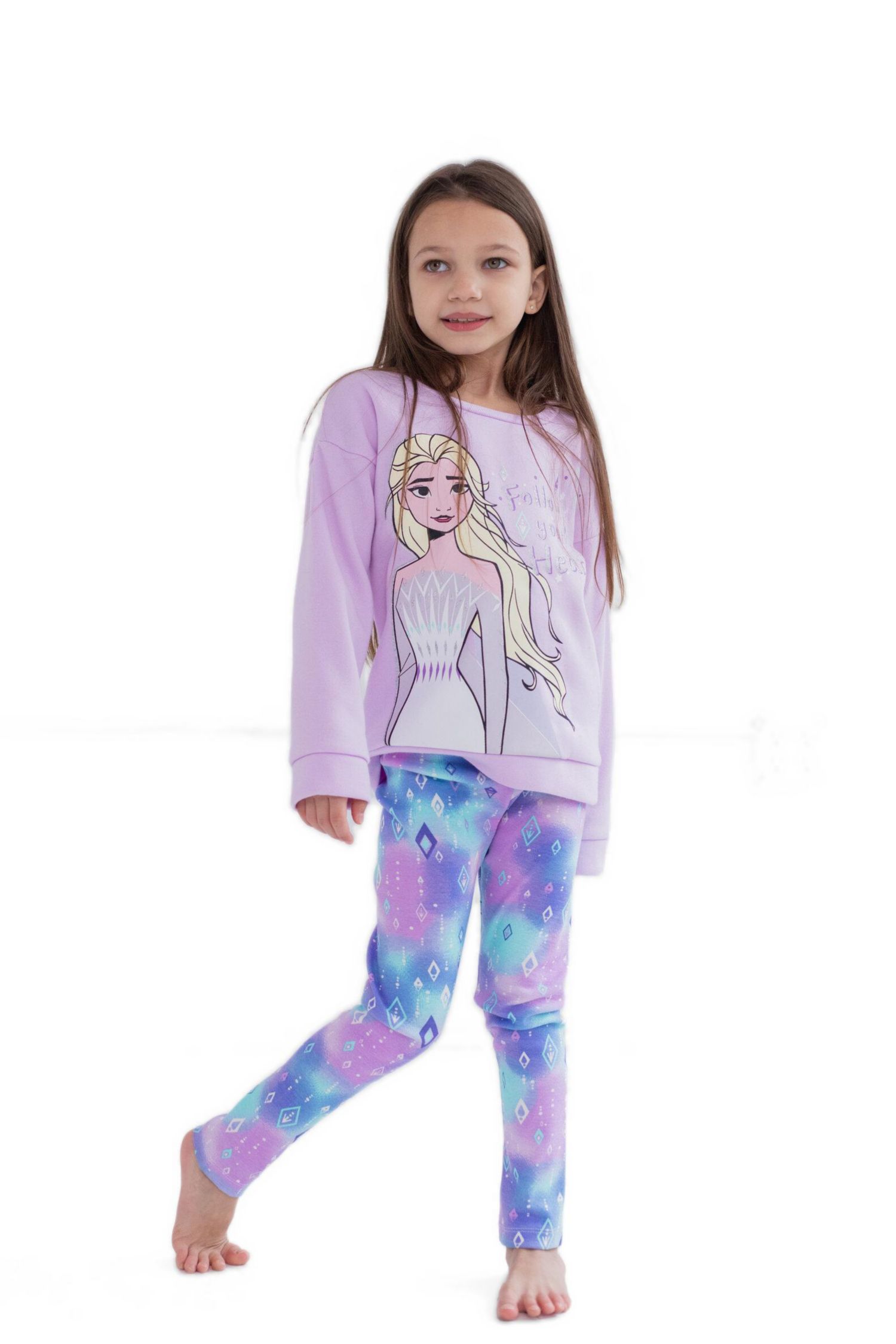Girls' 2-Piece Sweatshirt and Leggings Set