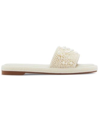 Amorre Embellished Platform Slide Sandals