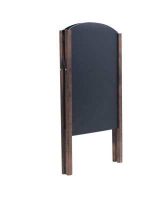 40-Inch Wooden A-Frame Sidewalk Chalkboard Sign for Wedding or Event Signage