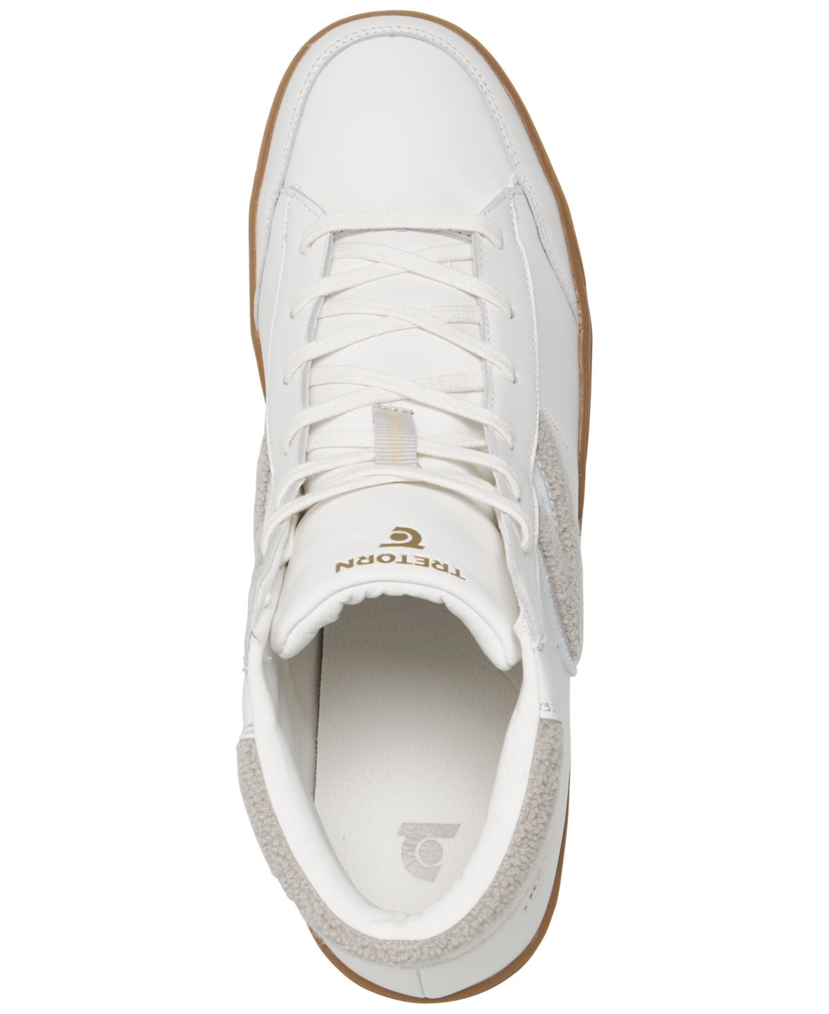 Tretorn Men's Ad Court High Top Tennis Sneakers from Finish Line -Taupe