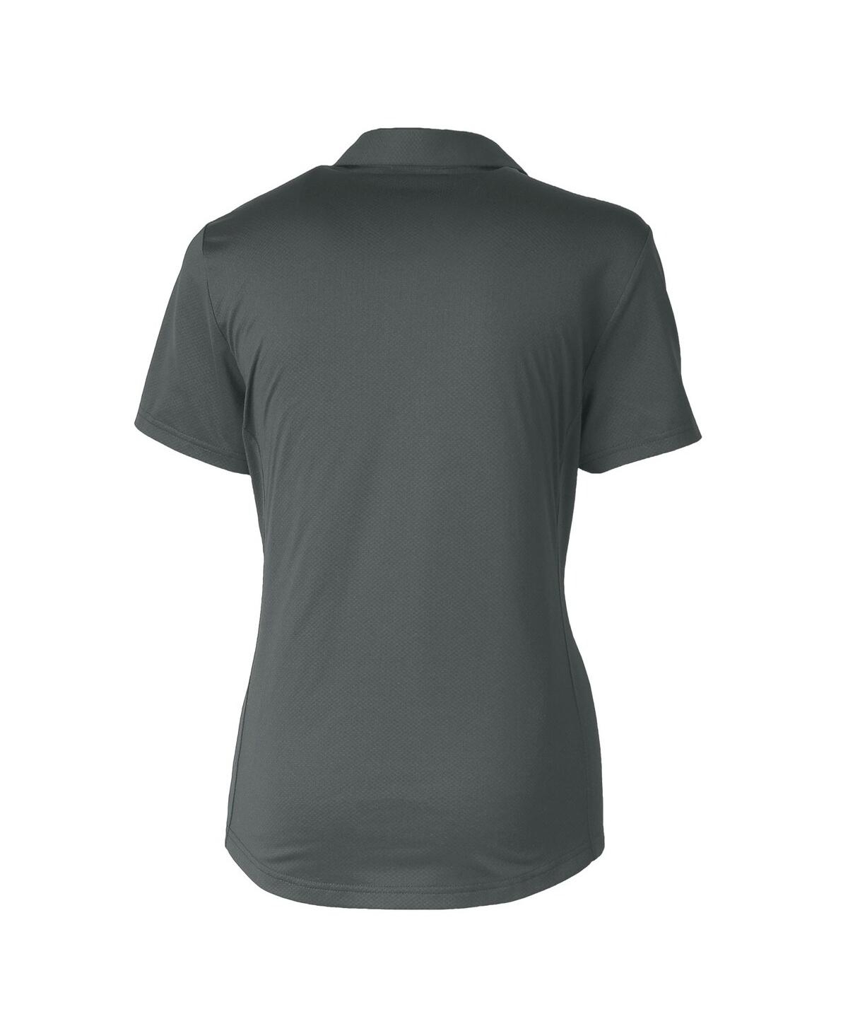 CUTTER & BUCK WOMEN'S OHIO STATE BUCKEYES PROSPECT TEXTURED STRETCH POLO 