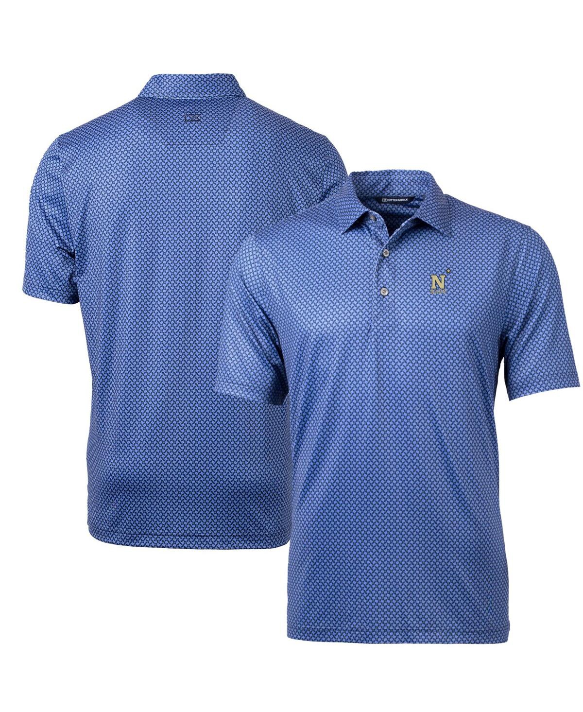 Men's Navy Navy Midshipmen Pike Banner Print Polo - Navy
