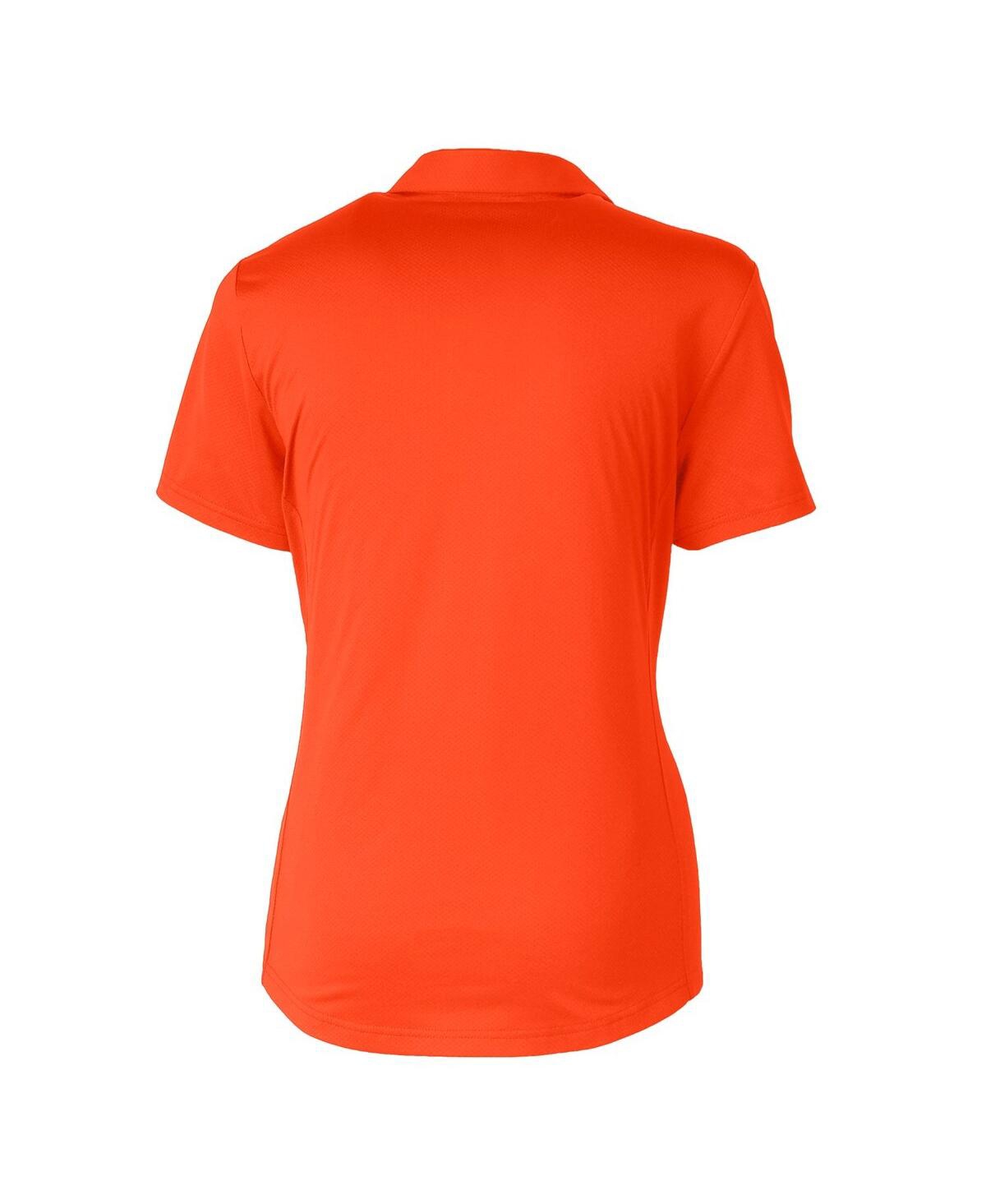 CUTTER & BUCK WOMEN'S AUBURN TIGERS VAULT PROSPECT TEXTURED STRETCH POLO 