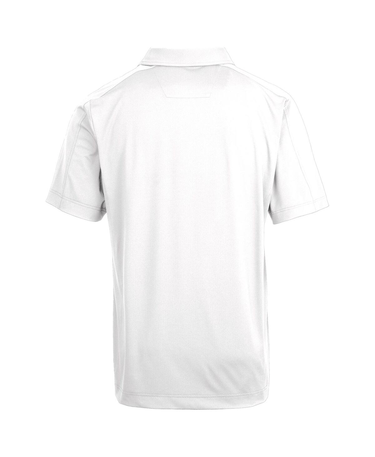 CUTTER & BUCK ARKANSAS RAZORBACKS PRIMARY TEAM LOGO PROSPECT TEXTURED STRETCH POLO 
