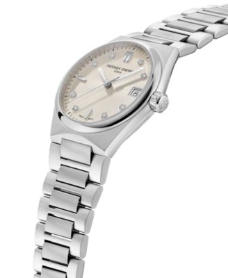 Women's Swiss Highlife Diamond (0.04 ct. t.w.) Stainless Steel Bracelet Watch 31mm