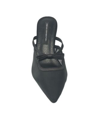 Women's Mesh Toe Kitten Heel