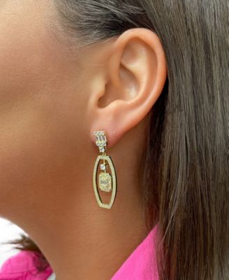 Kendall Cubic Zirconia Drop Earrings