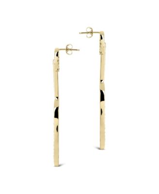 Tory Cubic Zirconia Oval Drop Earrings