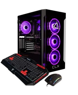 SET Gaming Desktop - Liquid Cooled Intel Core i7 13700KF 3.4GHz 16-Core Processor, 32GB DDR5 Memory, GeForce RTX 4060 8GB GDDR6 Graphics, 1TB SSD, 4TB HDD, WiFi, Windows 11 Home 64-bit