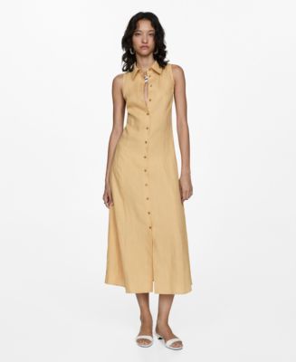 mango shirt dress Women's Denim Shirt Dress