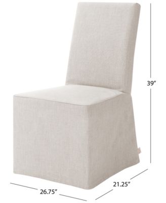 39" 2-Pc. Wood Mindy Sunbrella Slipcover Dining Chair