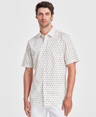 Alfani - Men's Printed Short-Sleeve Shirt, Created for Macy's