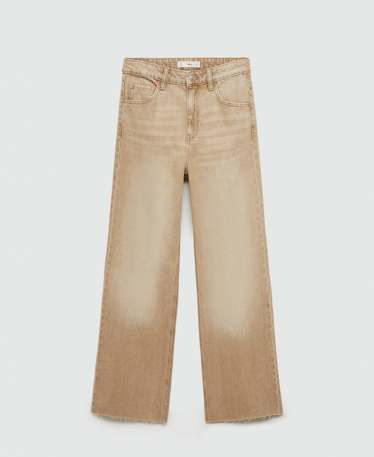 Mango Women's Danila Medium-Rise Wide Leg Jeans