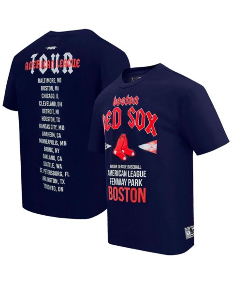 Мужская футболка Pro Standard Navy Boston Red Sox Oversized City Tour