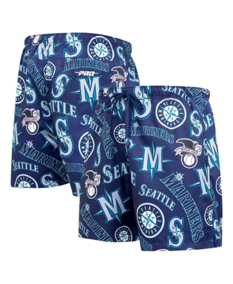 Мужские шорты Pro Standard Aqua Seattle Mariners Toss Logo Woven