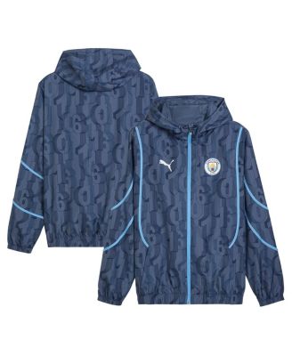 Men's Navy Manchester City 2024/25 Pre-Match Anthem dryCELL Full-Zip Hoodie Jacket
