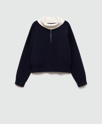 Women's Zip Neck Jumper