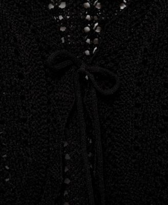 Women's Bow Detail Knitted Cardigan