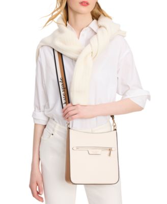 Hudson Small Pebbled Leather Messenger Crossbody