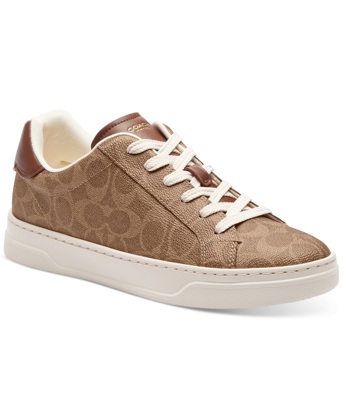 Женские кроссовки COACH Women's High Line Update Signature Canvas Lace-Up Sneakers — фото 1