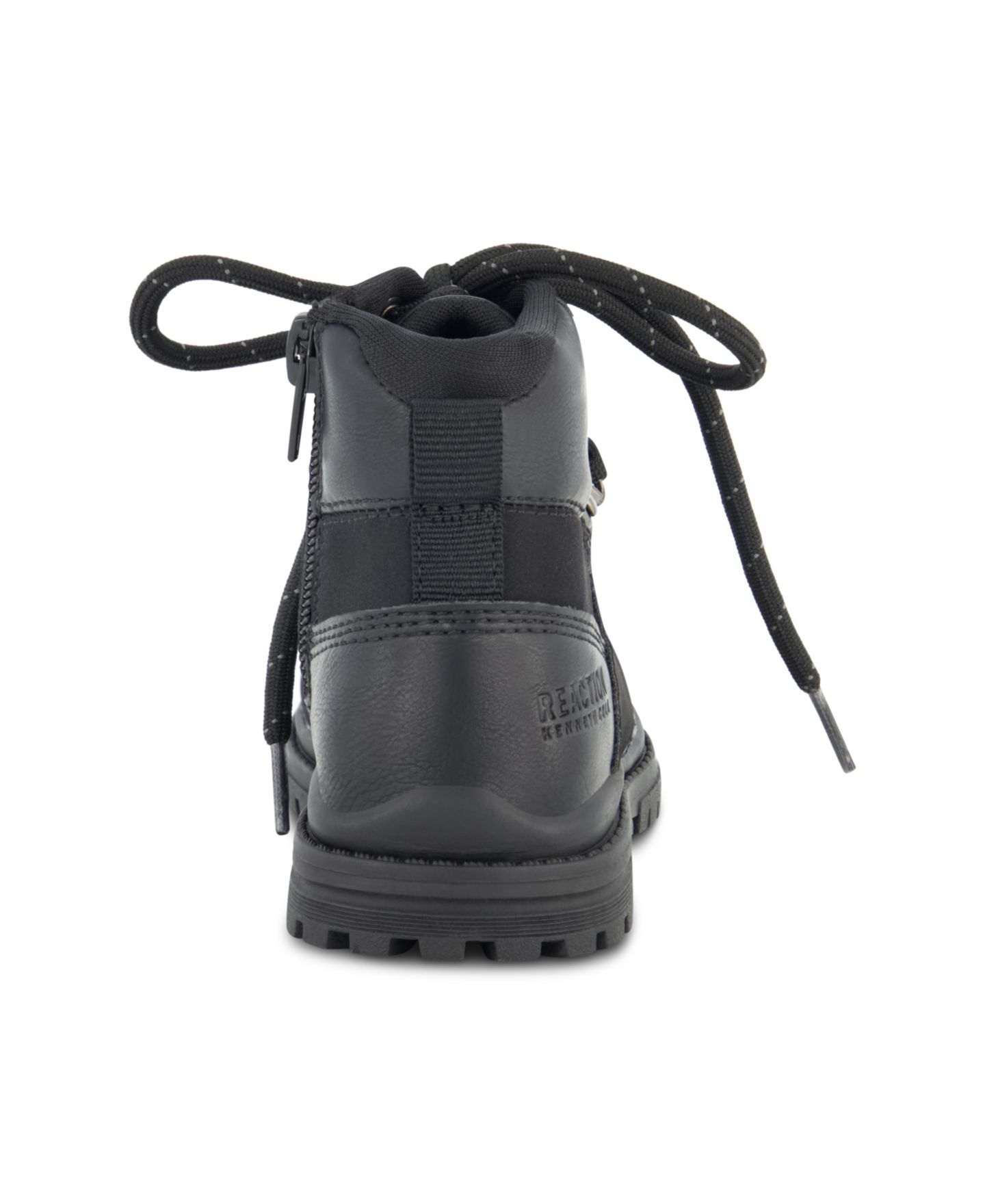 Ботинки Kenneth Cole New York Isaac Gabriel Lace Up Boots для мальчиков-малышей, цвет: Чёрный — фото 6