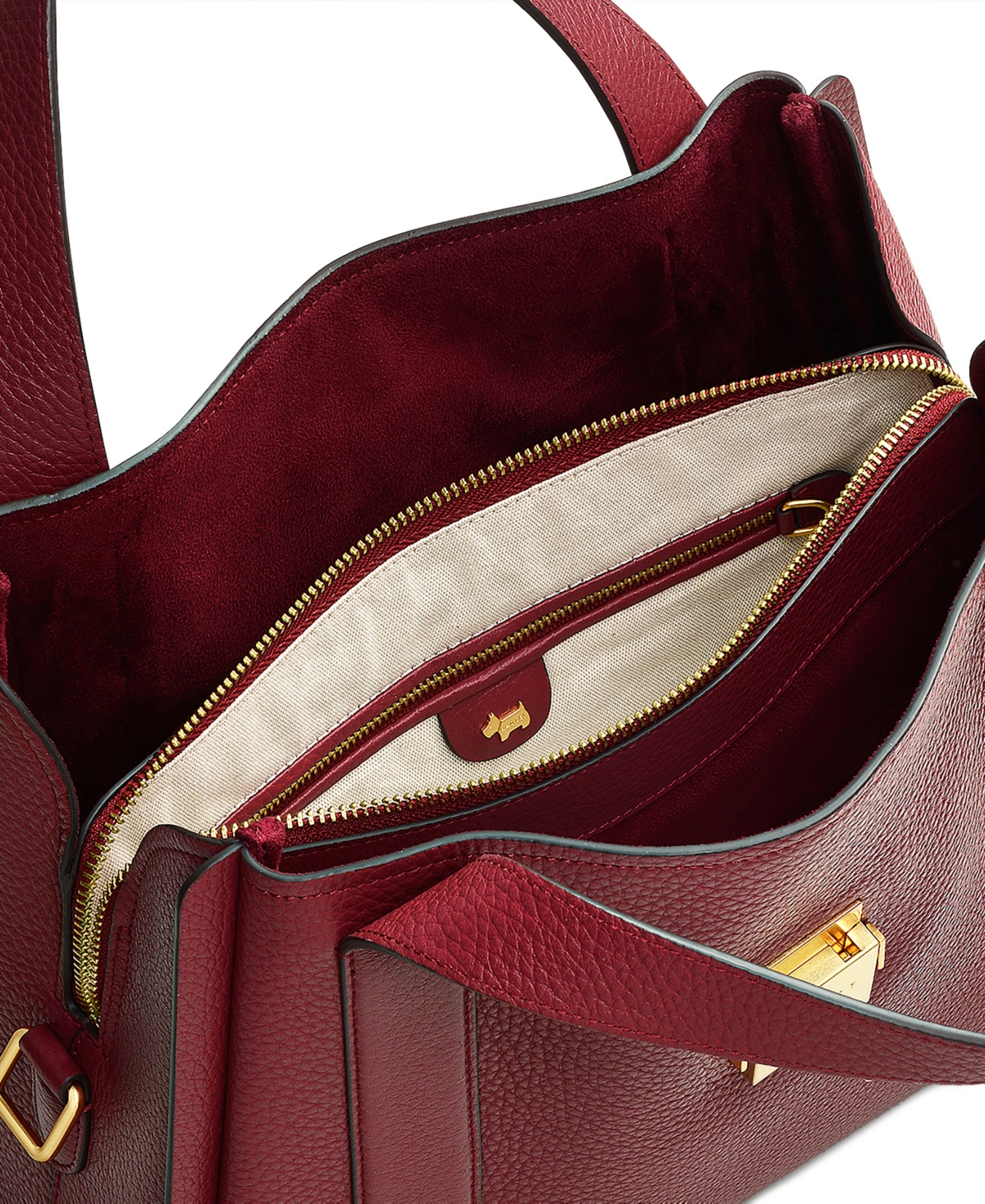 Radley London Sloane Street Zip-Top Leather Grab Bag