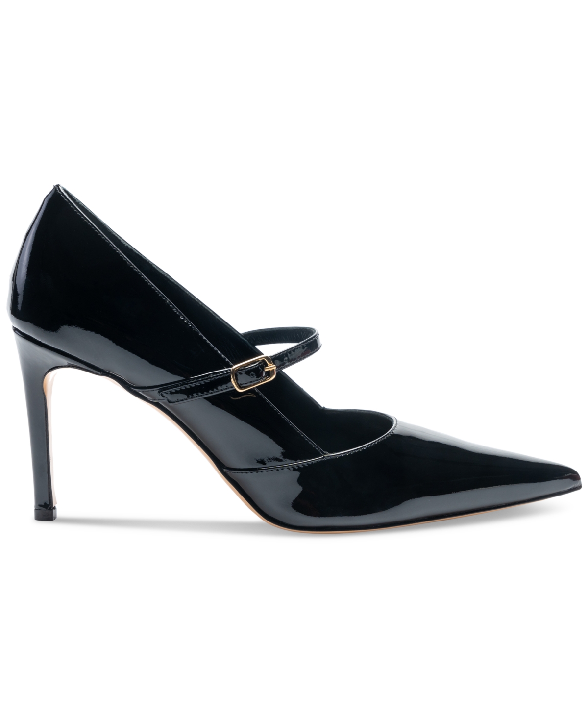 Bruno Magli Prima Pointed Toe Mary Jane Pump In Black Patent