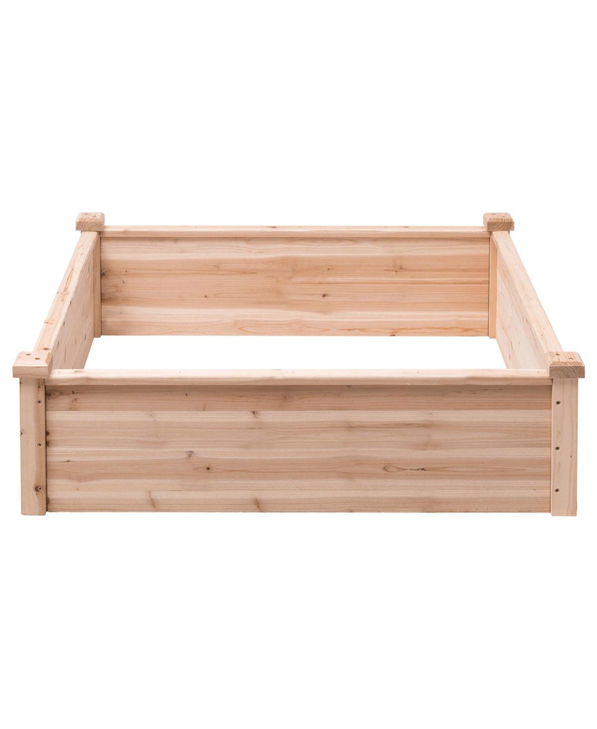 Wooden Square Garden Vegetable Flower Bed