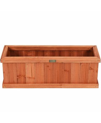 Wooden Decorative Planter Box for Garden Yard and Window