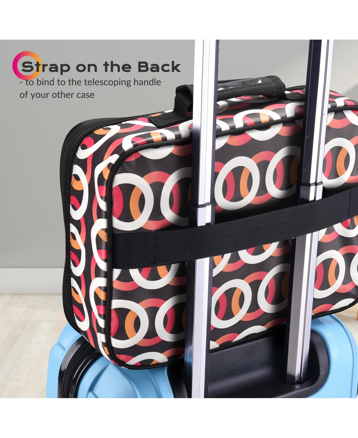 Byootique 420D Clear Makeup Travel Toiletry Bag Portable Cosmetic Organizer