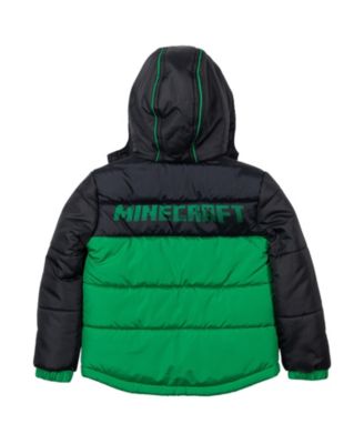 Boys Zip Up Winter Coat Puffer Jacket