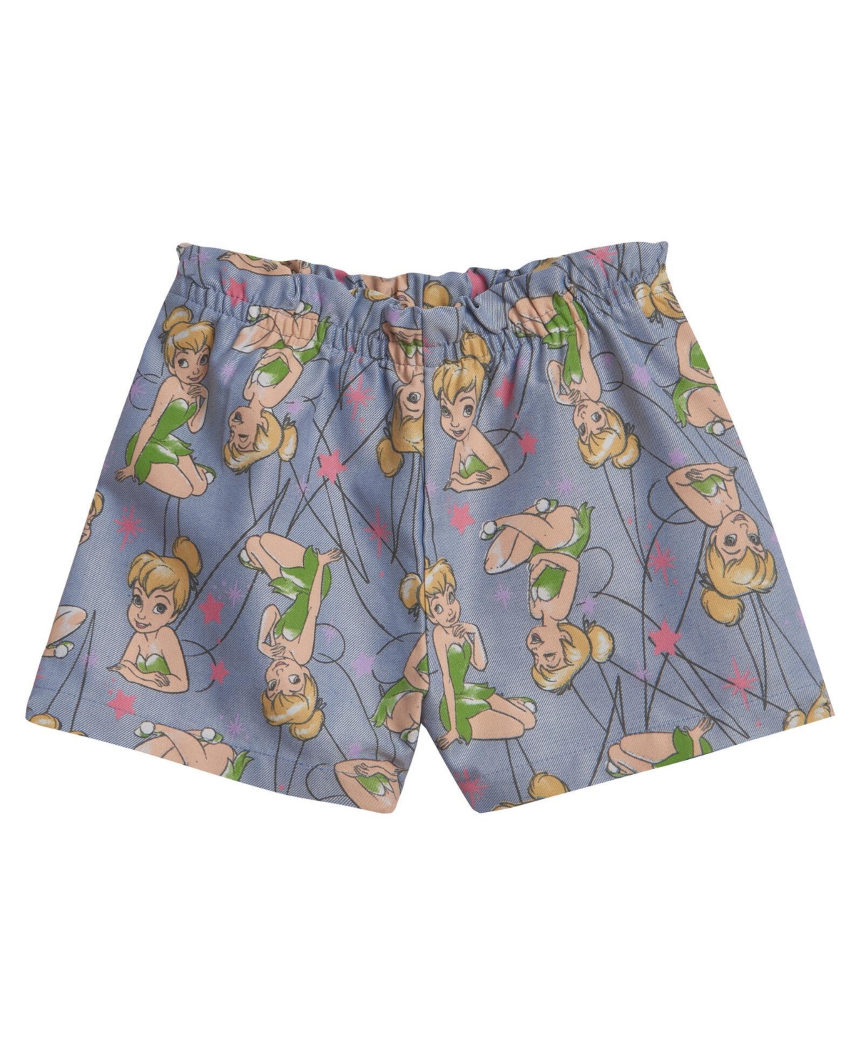 Disney Toddler Girls Classics Princess Lilo & Stitch Winnie the Pooh T-Shirt & Chambray Shorts to (12 Months - 14-16)