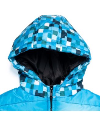 Boys Zip Up Winter Coat Puffer Jacket