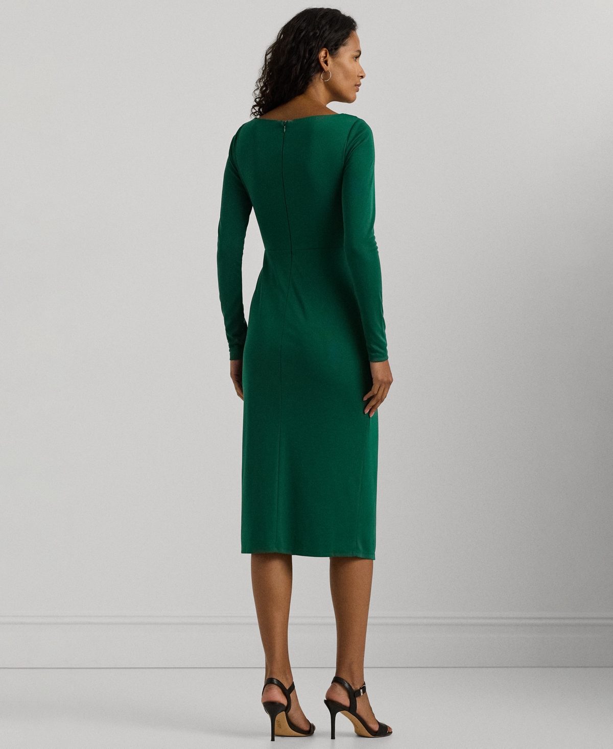 Lauren Ralph Lauren Women's Jersey Long-Sleeve Cocktail Dress